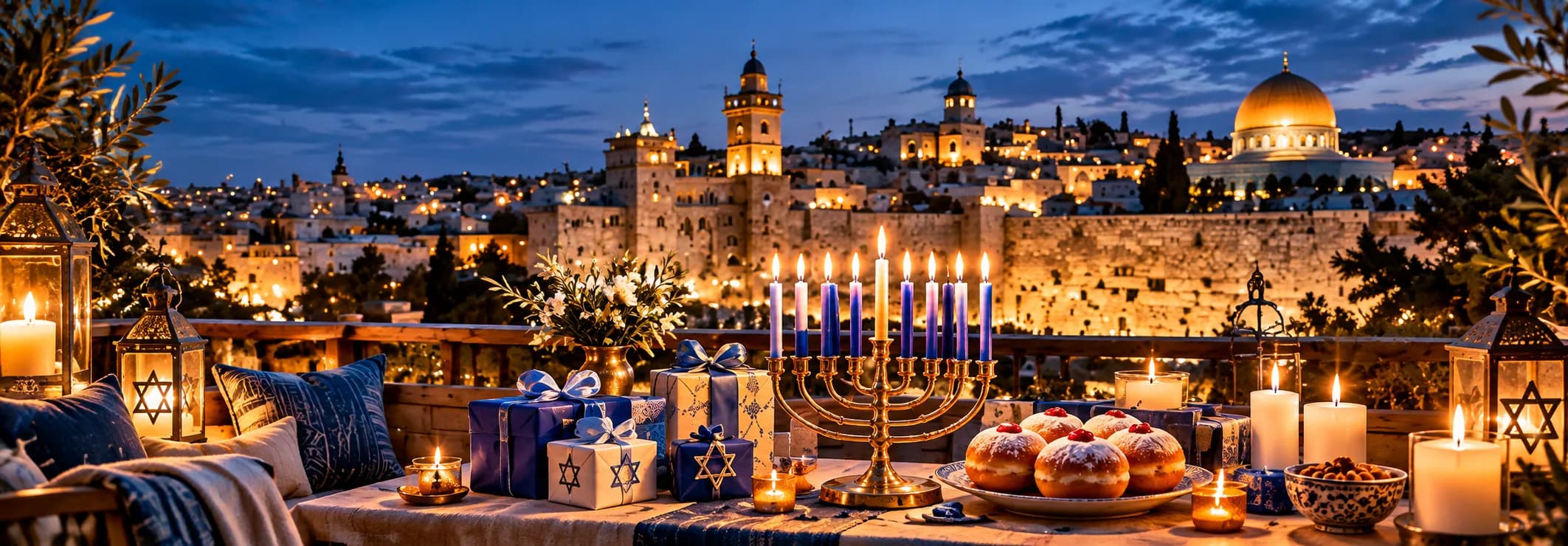 Hanukkah celebration
