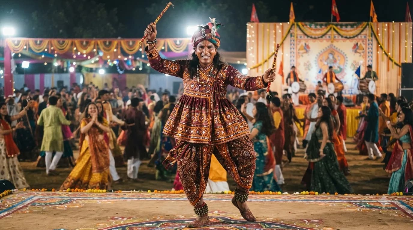 Navratri Style 4