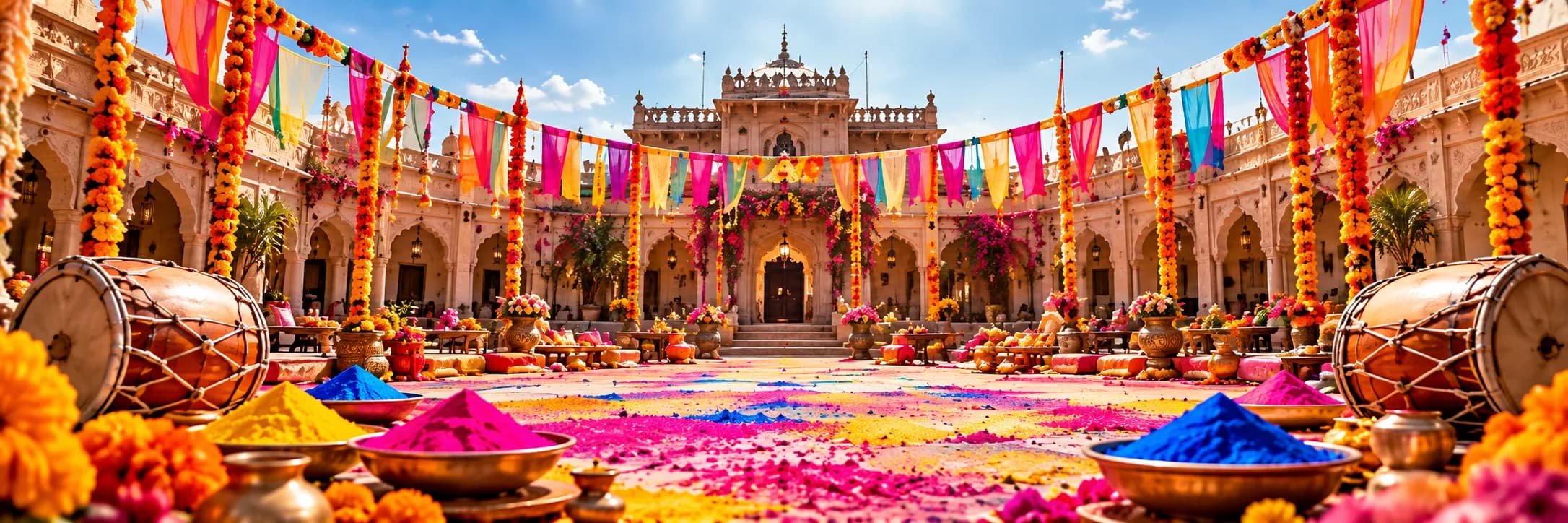 Holi celebration